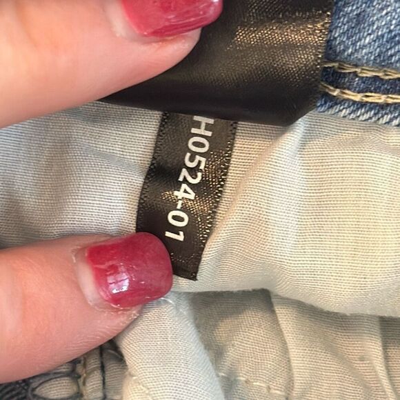 New Hudson Women’s Jeans size 10 Icy Blue Button Back Pocket H0524-01 - Picture 9 of 9